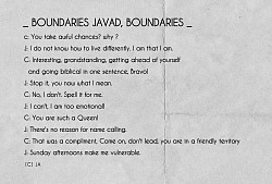 BOUNDARIES